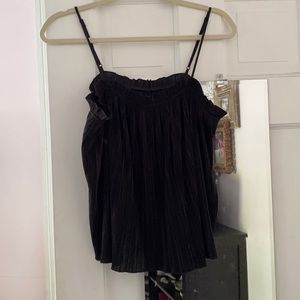 Flowy black tank top. Size L.
